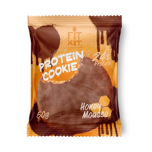 Печенье FITKIT Choco Protein Cookie Honey Mousse (Медовый Мусс)