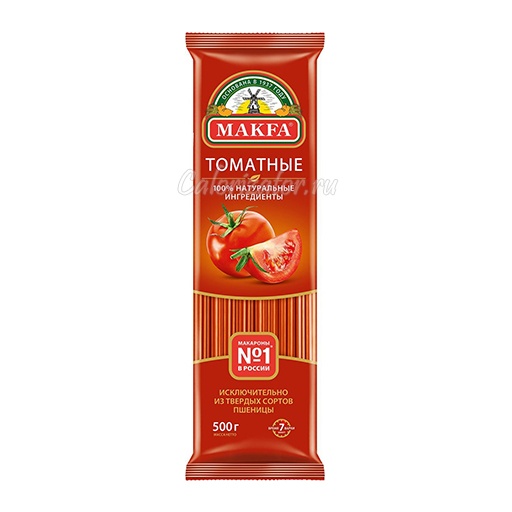 Макароны Makfa томатные