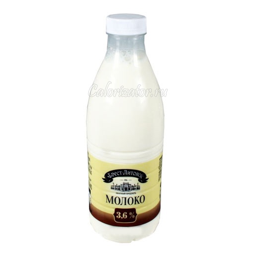 Молоко 3. 6% - калорийность, полезные свойства, польза и вред, описание.