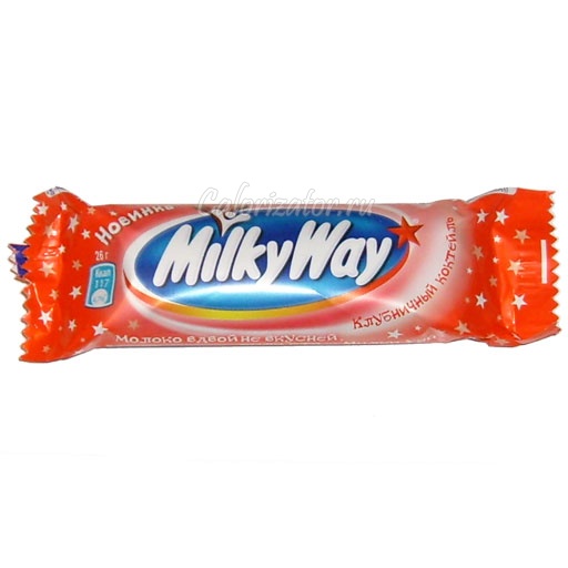 Шоколад MilkyWay Клубничный коктейль
