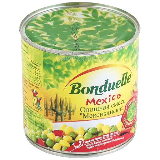 Овощная смесь Бондюэль Мексиканская