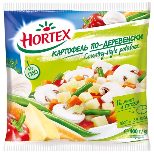 Овощная смесь Hortex картофель по-деревенски