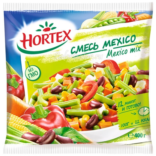 Овощная смесь Hortex mexico