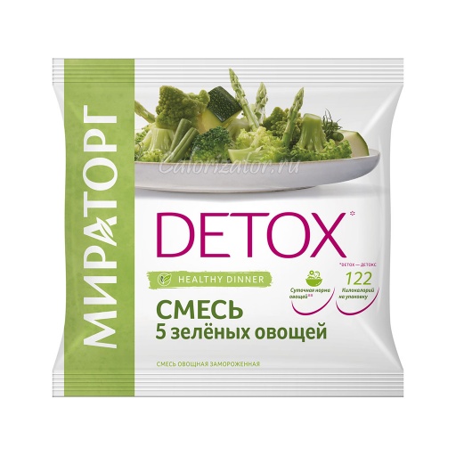 Овощная смесь Мираторг Detox 5 зелёных овощей
