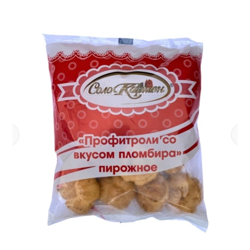 Пирожные СолоКармен Профитроли со вкусом пломбира Пирожные СолоКармен Профитроли со вкусом пломбира