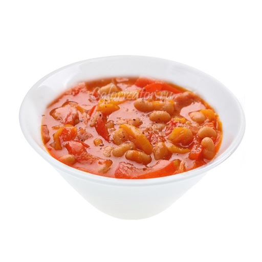 Суп из помидоров с макаронами