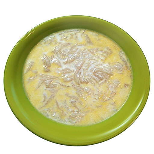 Микро- и макроэлементы в Суп молочный с макаронными изделиями
