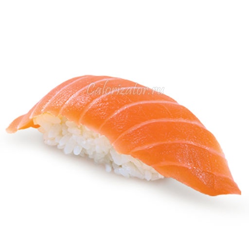 Сколько калорий в суши с лососем