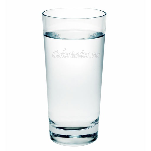 Сколько калорий в стакане воды