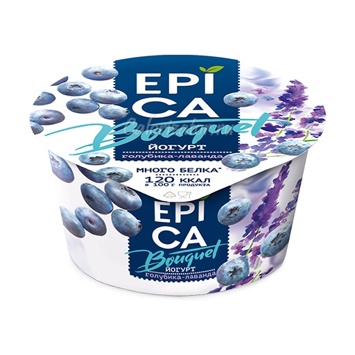 Йогурт Epica Bouquet Голубика-лаванда