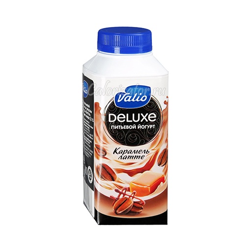 Йогурт Valio питьевой Deluxe Карамель Латте 2.1%