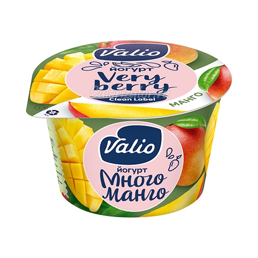 Йогурт Valio Clean Label с манго 2.6%