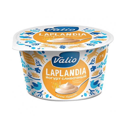 Йогурт Valio Laplandia сливочный крем-брюле 7%