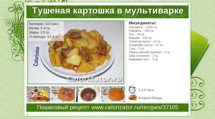 Картошка с тушенкой в мультиварке
