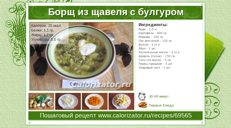 Сколько калорий в зеленом борще. Калории в щавелевом супе. Суп щавель калорийность. Калорийность борща с щавелем. Борщ зелёный с щавелем и яйцом калории.