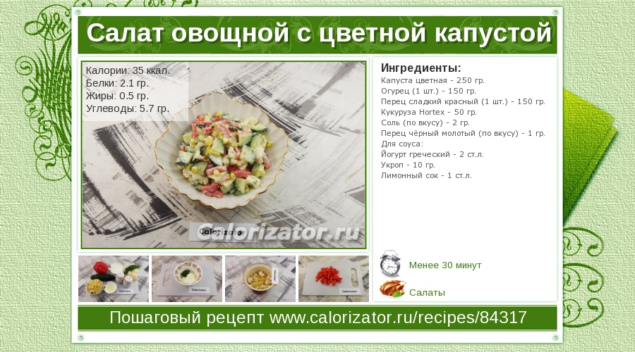 Салат овощи калорийность на 100. Овощной салат калории. Калорийность капусты. Салат из капусты калорийность. Сколько калорий в цветной капусте.