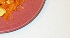Корейская морковь с сыром и орехами