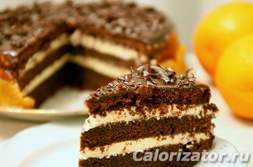Шоколадный торт на кефире ( рецепт )