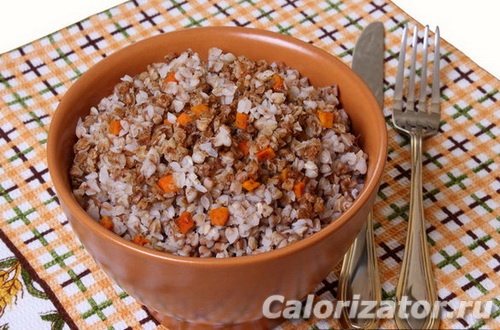 Каша гречневая с луком и морковью