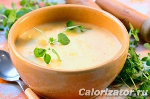 Ингредиенты для овощного супа-пюре