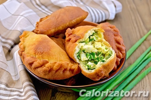Жареные пирожки с зелёным луком и яйцом - пошаговый рецепт с фото