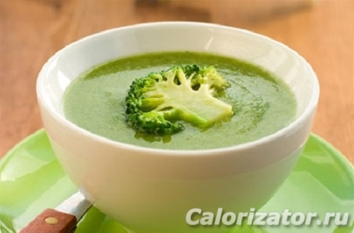 Крем-суп из брокколи на молоке - калорийность, состав, описание - sapsanmsk.ru