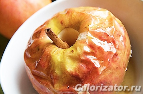 Классические запеченные яблоки с медом, корицей и изюмом