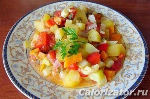 Овощное рагу с картошкой, пошаговый рецепт с фото на ккал