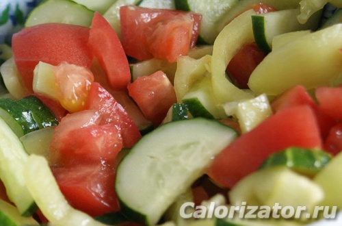 калорийность огурцов и помидоров