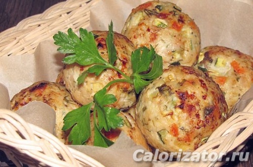Мясные маффины с овощами Мясные маффины с овощами