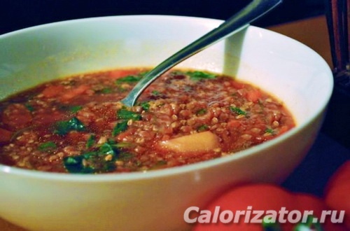 Суп гречневый без мясных продуктов