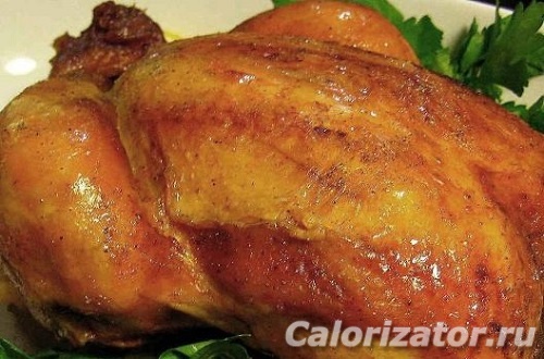 Сколько калорий в курице: в филе, крылышке и других частях