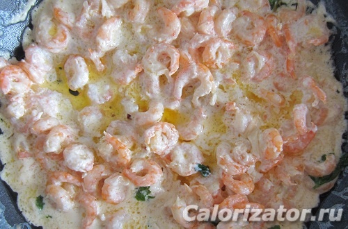 Креветки в сметанном соусе с чесноком – пошаговый рецепт приготовления с фото