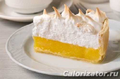 Лимонный пирог с безе - рецепт с фото, рецепт приготовления в домашних условиях