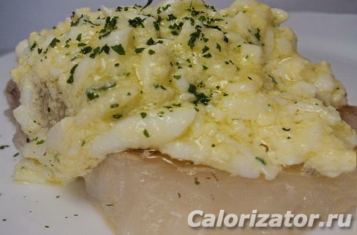 Рыба по-польски с яйцом