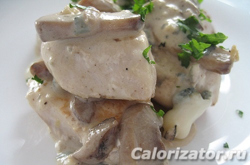 Нежная запеченная куриная грудка с грибами – пошаговый рецепт приготовления с фото