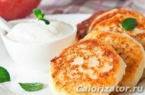 Сырники из обезжиренного творога - калорийность, состав, описание - Calorizator.ru
