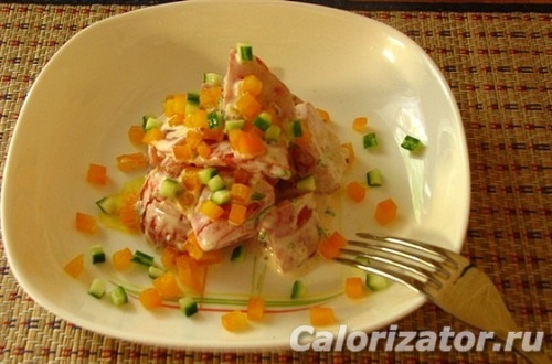 Овощной салат со сметаной - пошаговый рецепт с фото