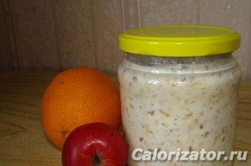 Ленивая овсянка с яблоками Ленивая овсянка с яблоками
