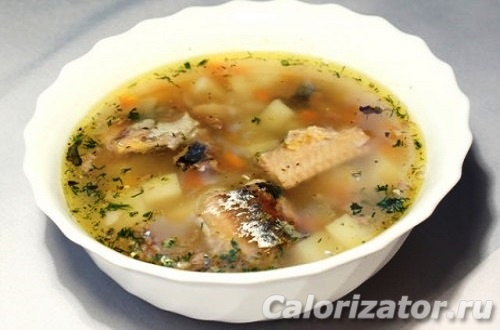 Рыбный суп с сыром