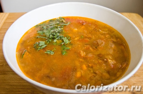Похлебка чечевичная с кукурузой Похлебка чечевичная с кукурузой