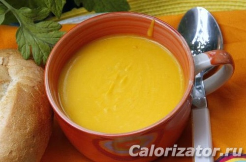 Пюре из тыквы с луком на растительном масле