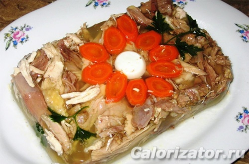 Куриный холодец с желатином рецепт с фото пошагово в кастрюле в домашних условиях классический