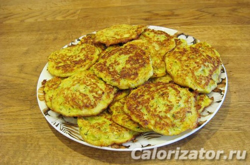 Оладьи кабачковые с овсяными отрубями Оладьи кабачковые с овсяными отрубями