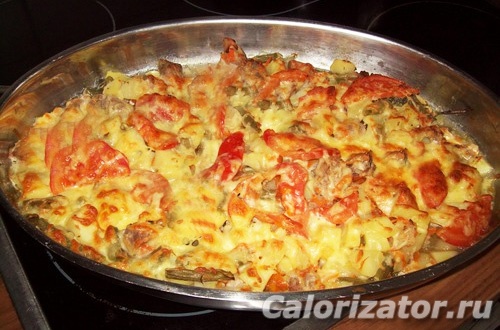 Рагу овощное с сыром Рагу овощное с сыром