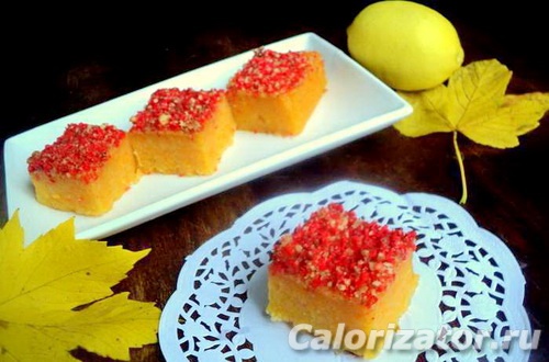 Манник тыквенный с грецкими орехами