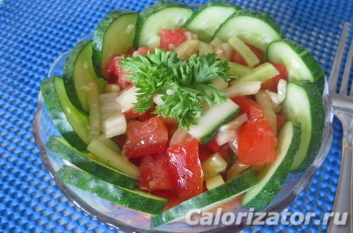 Салат овощной быстрый