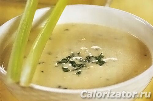Суп сырный с сельдереем