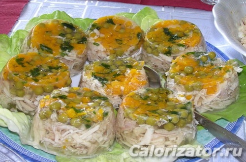 Заливное из грудки куриной