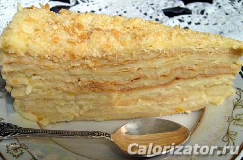 Торт Наполеон в домашних условиях, пошаговый рецепт с фото на ккал